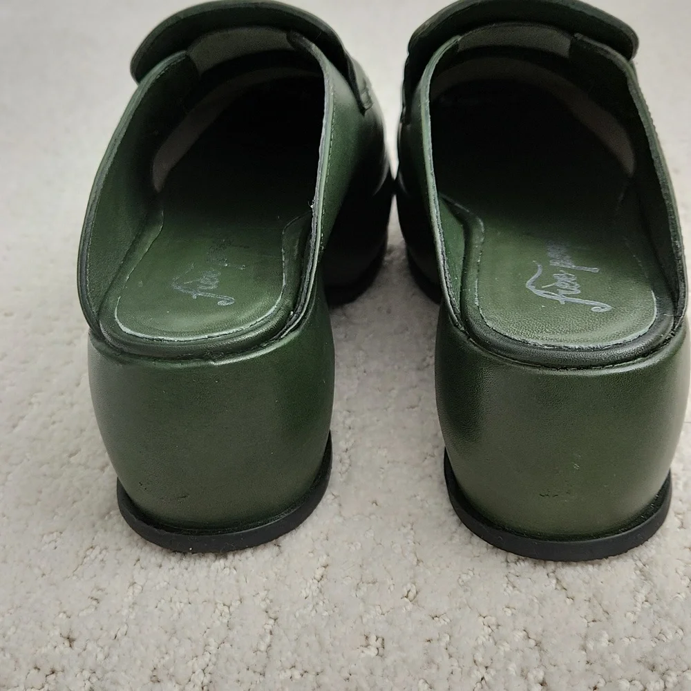 Free People Winston Platform Loafer Mules Size 8 - Picture 4 of 12